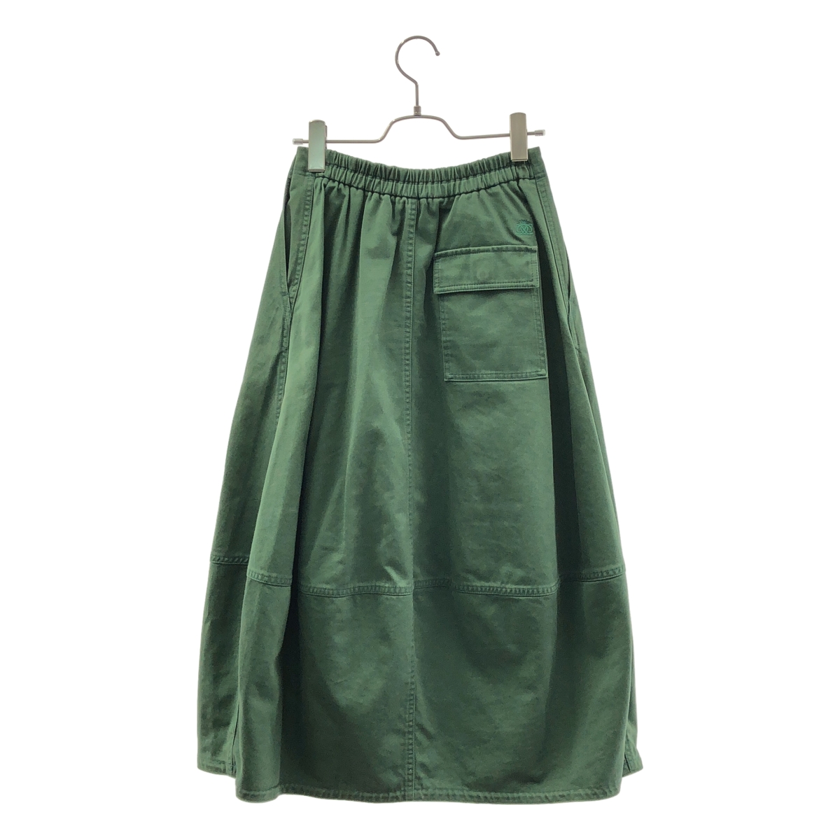 Drawer / ドゥロワー ワンポイントロゴ ドローストリング コットンバイオウォッシュタックスカート