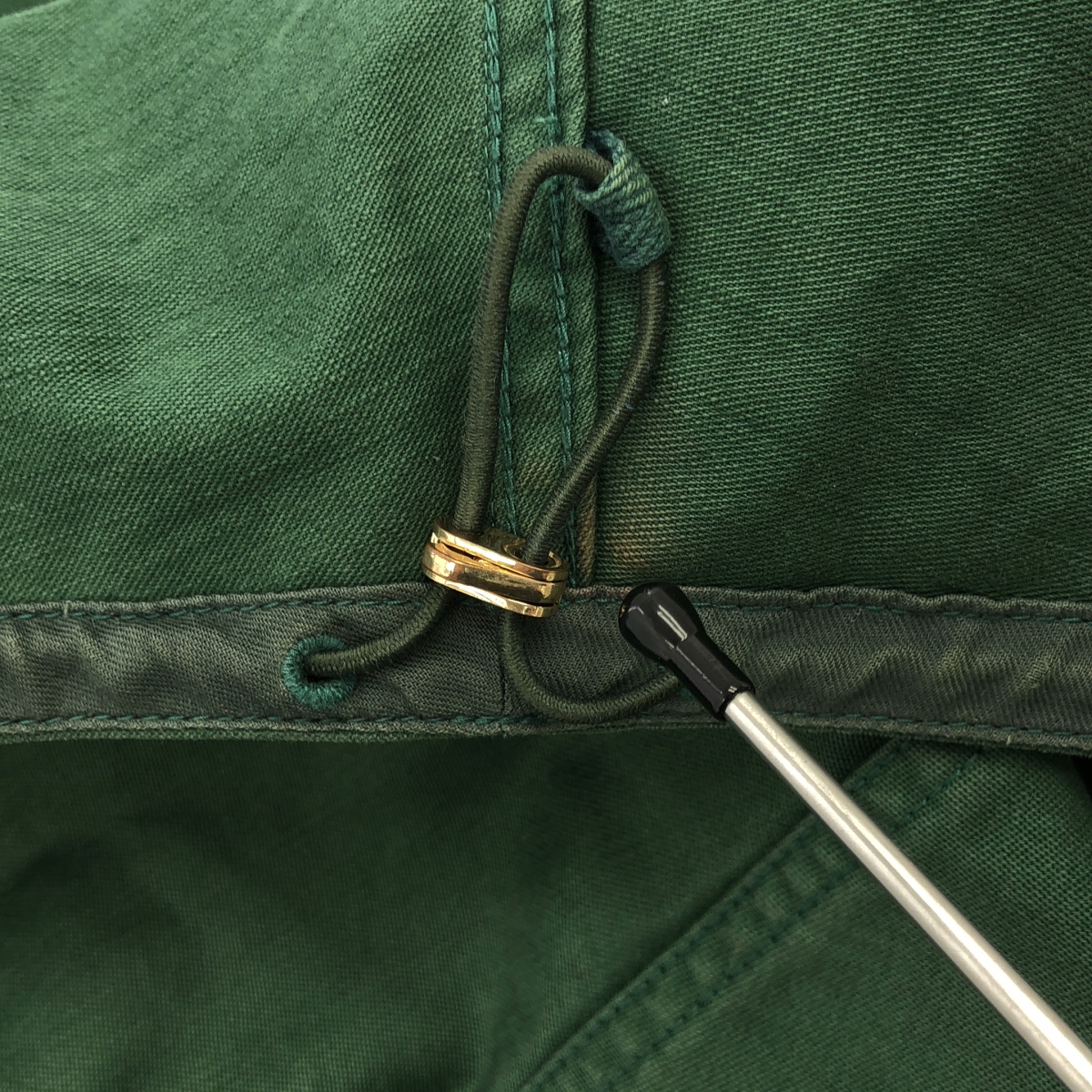 Drawer / ドゥロワー ワンポイントロゴ ドローストリング コットンバイオウォッシュタックスカート