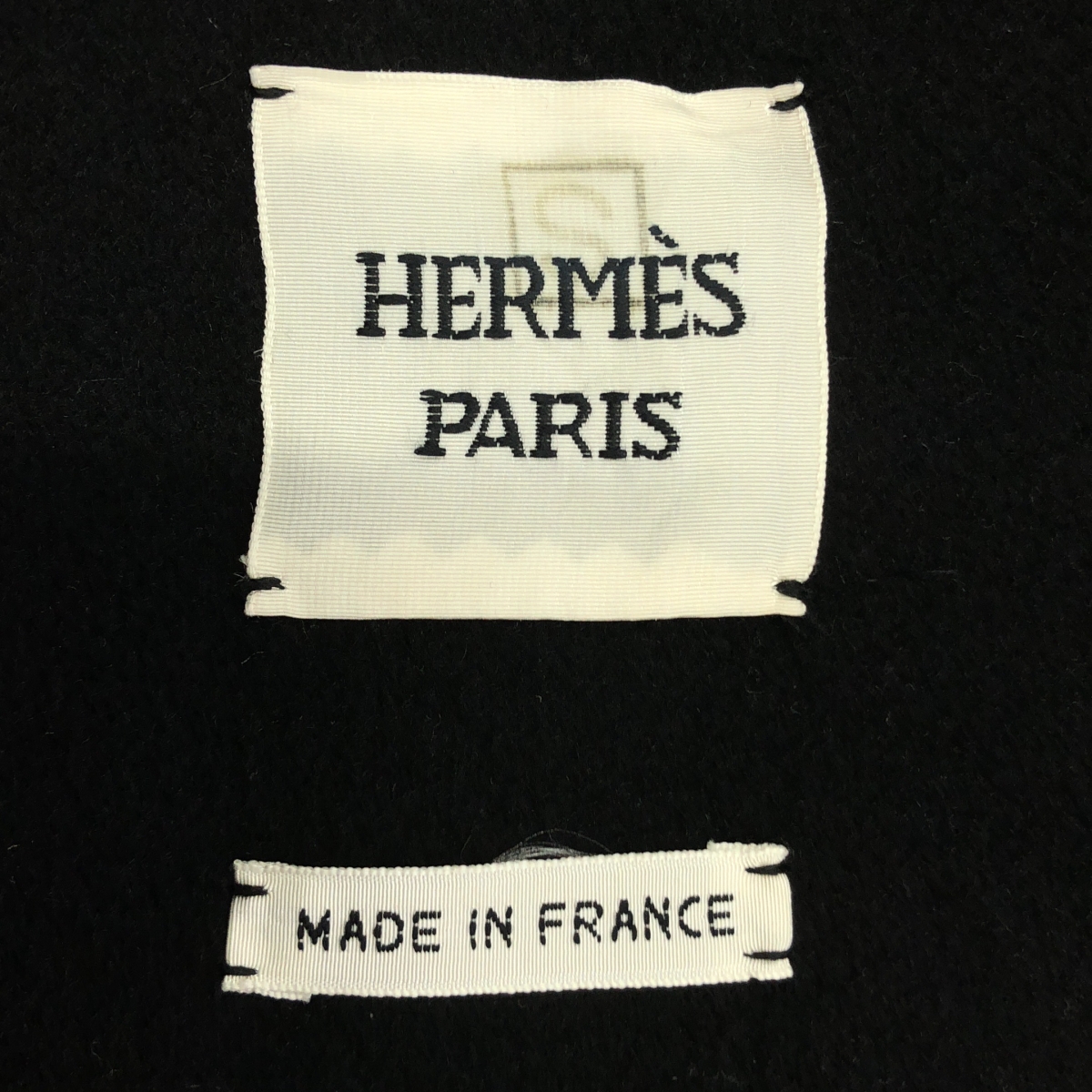 HERMES / エルメス レザーベルト カシミヤ ドレープ コート