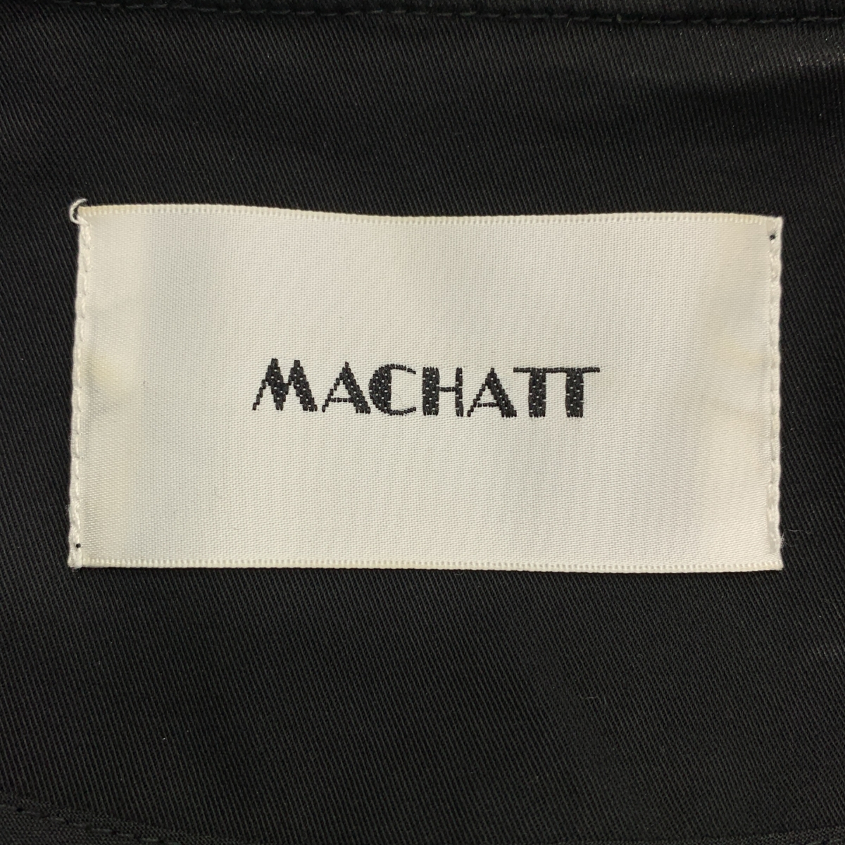 MACHATT / マチャット コットン ボリュームスリーブ ジャケット
