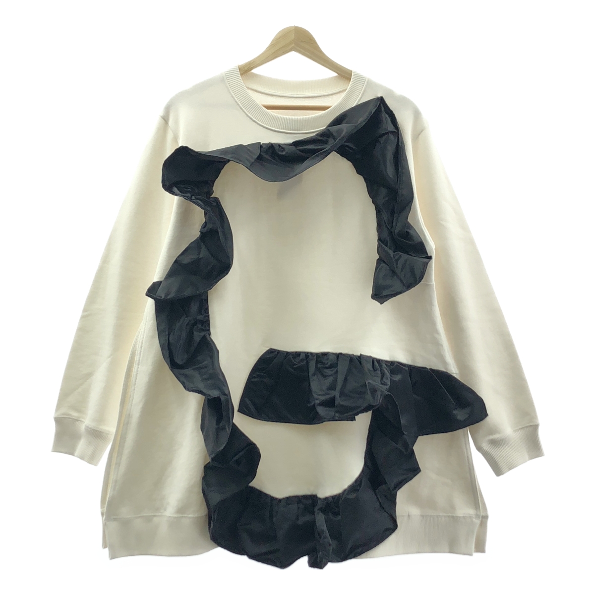 MM6 Maison Margiela / エムエムシックスメゾンマルジェラ フリル装飾 オーバー スウェット トレーナー