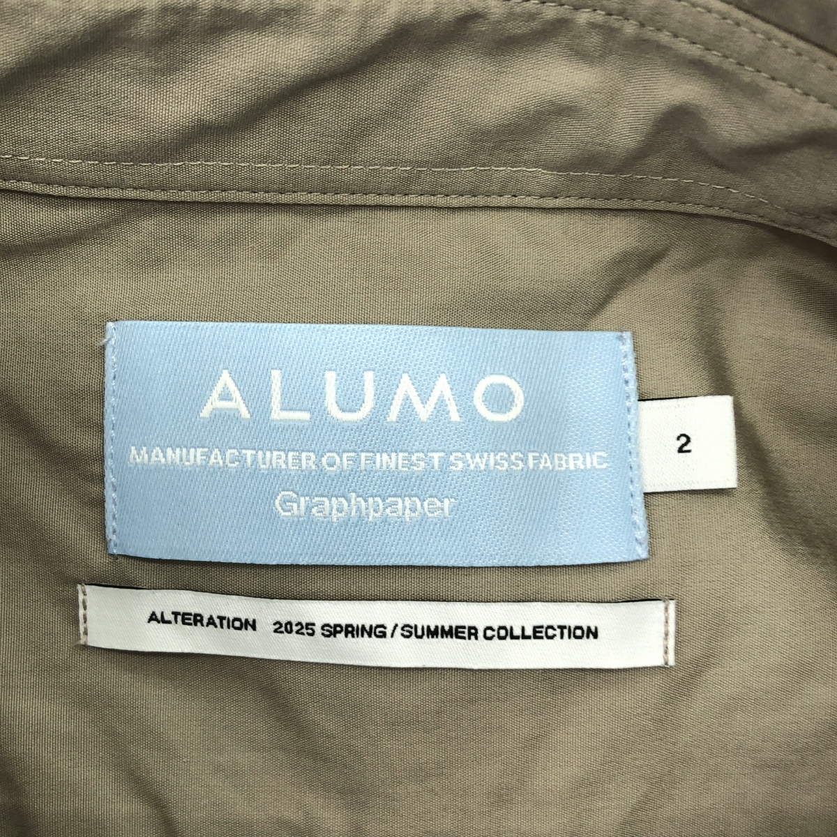 Graphpaper / グラフペーパー ALUMO for GP Regular Collar Shirt / レギュラーカラー シャツ