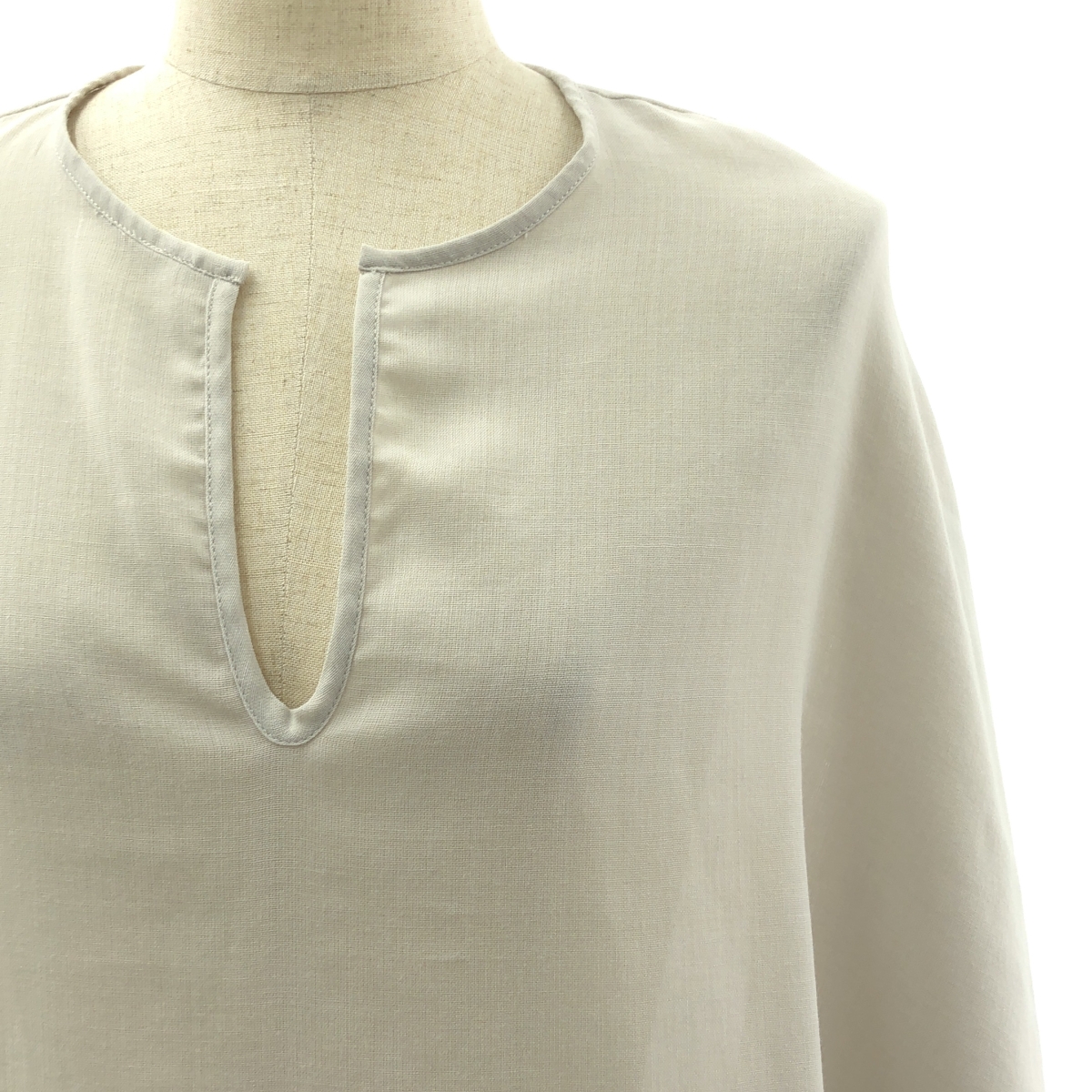 Maison Martin Margiela / メゾンマルタンマルジェラ キーネック ノースリーブ オーバー ブラウス