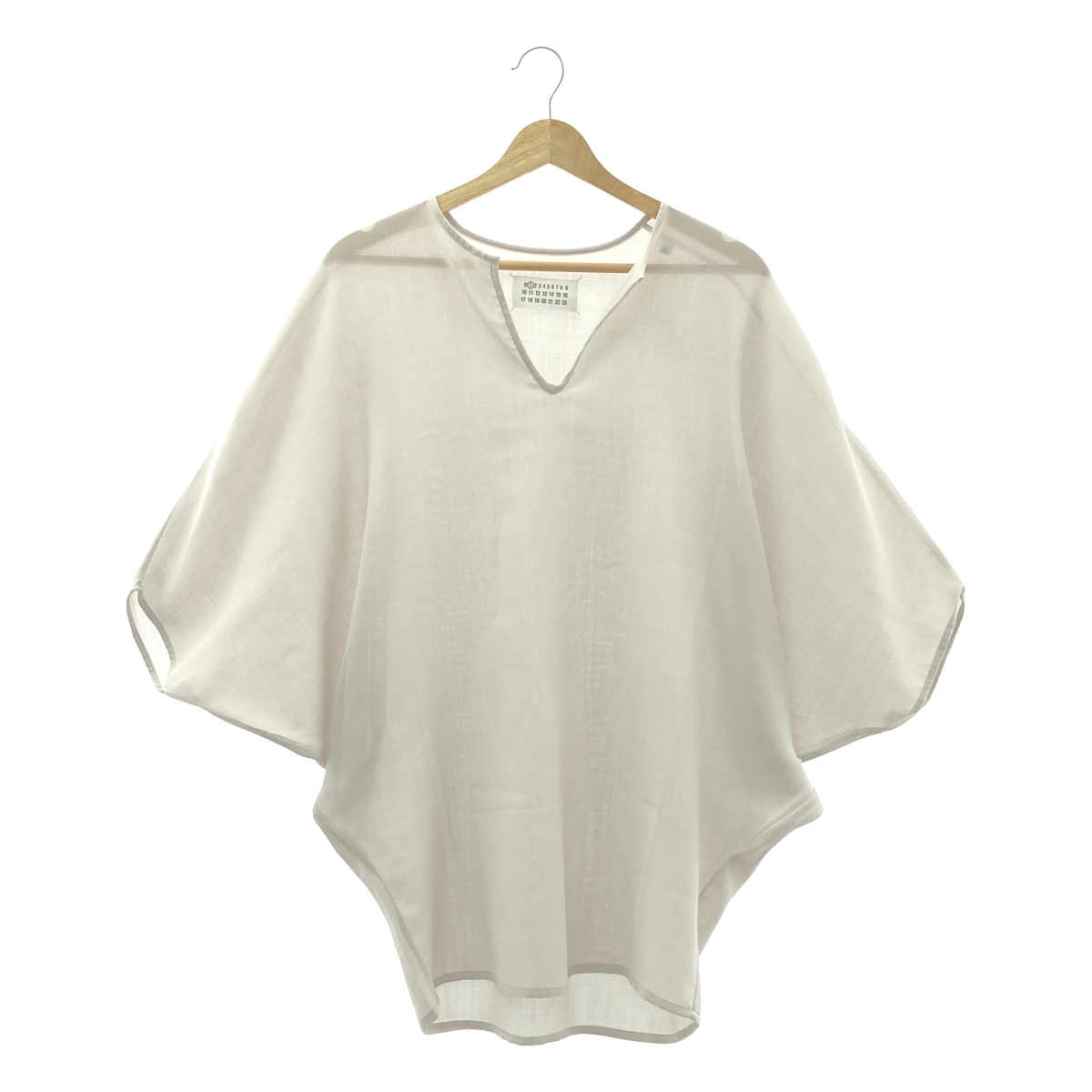 Maison Martin Margiela / メゾンマルタンマルジェラ キーネック ノースリーブ オーバー ブラウス