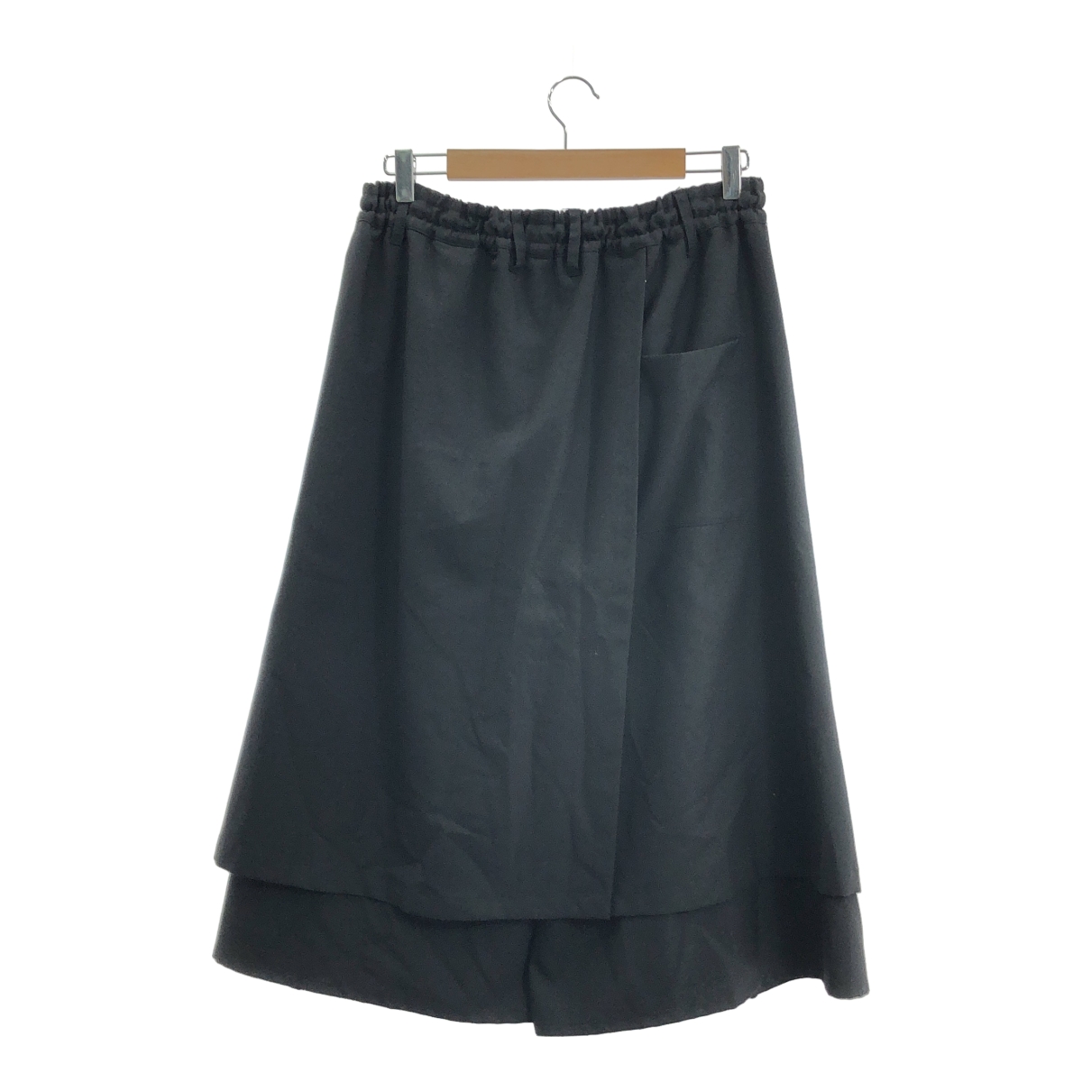 Ground Y / グラウンドワイ W Gabardine Round and Round Skirt Pants ウールギャバジン スカート パンツ