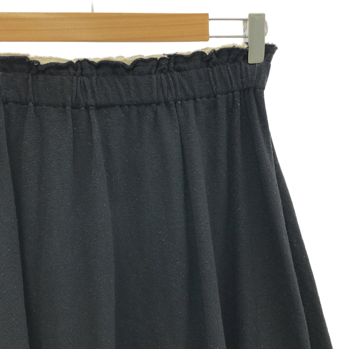 COMME des GARCONS / コムデギャルソン ウール 変形 ドローストリング スカート