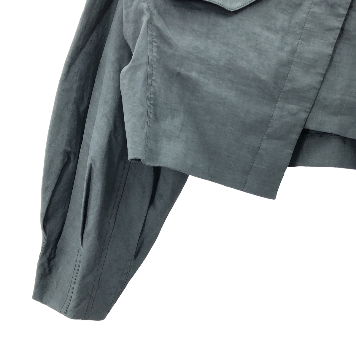 DES PRES / デプレ リネン アシンメトリー ブラウス