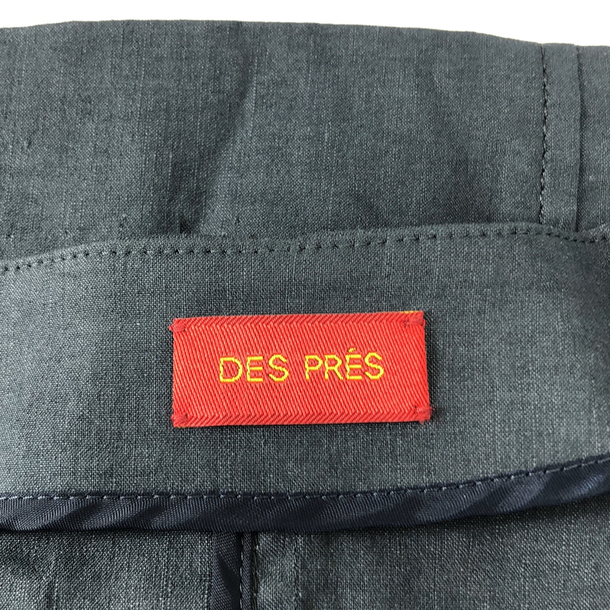 DES PRES / デプレ リネン アシンメトリー ブラウス