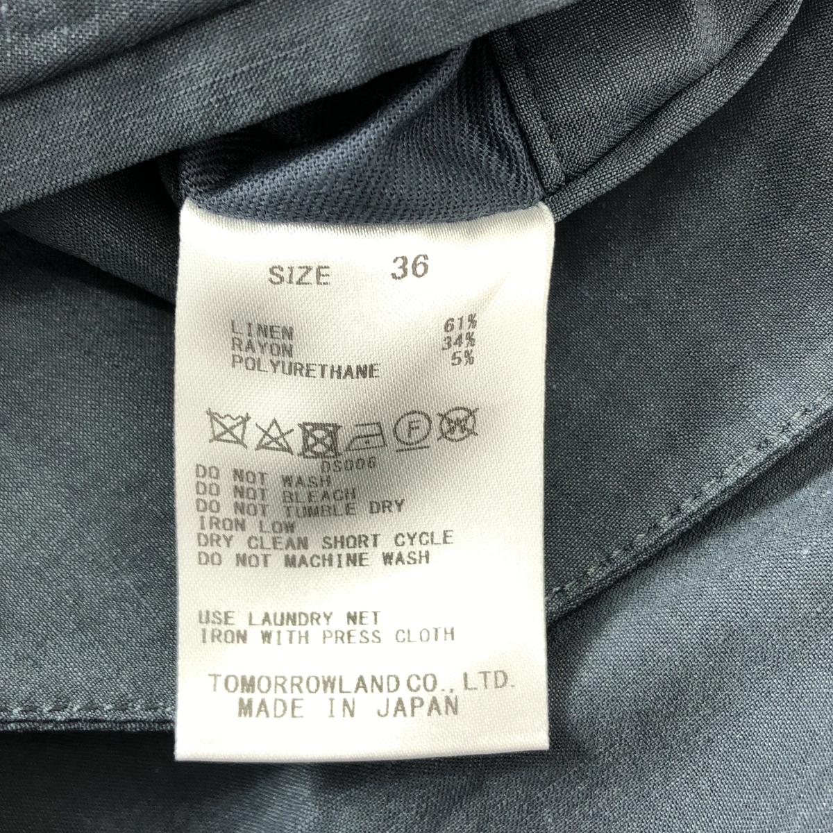 DES PRES / デプレ リネン アシンメトリー ブラウス