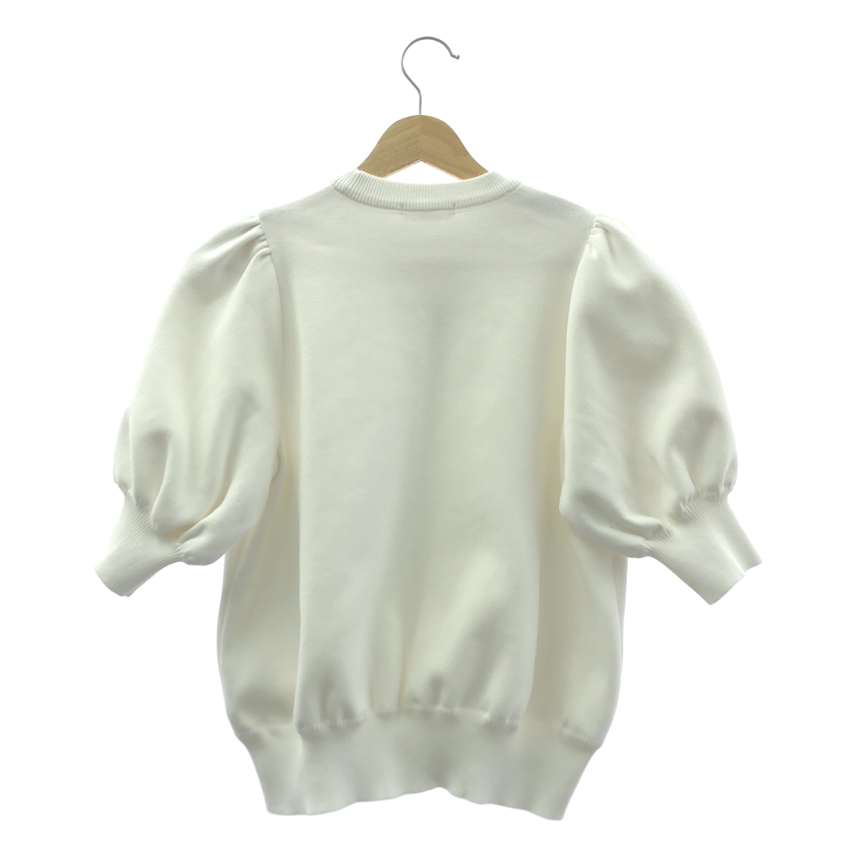 yori / ヨリ コットン パフスリーブ ニット