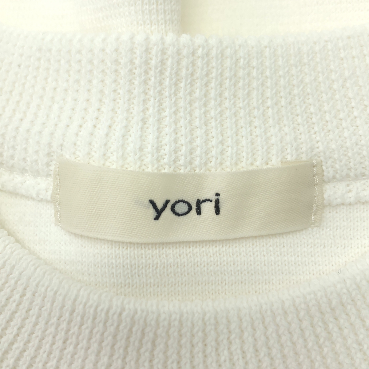 yori / ヨリ コットン パフスリーブ ニット