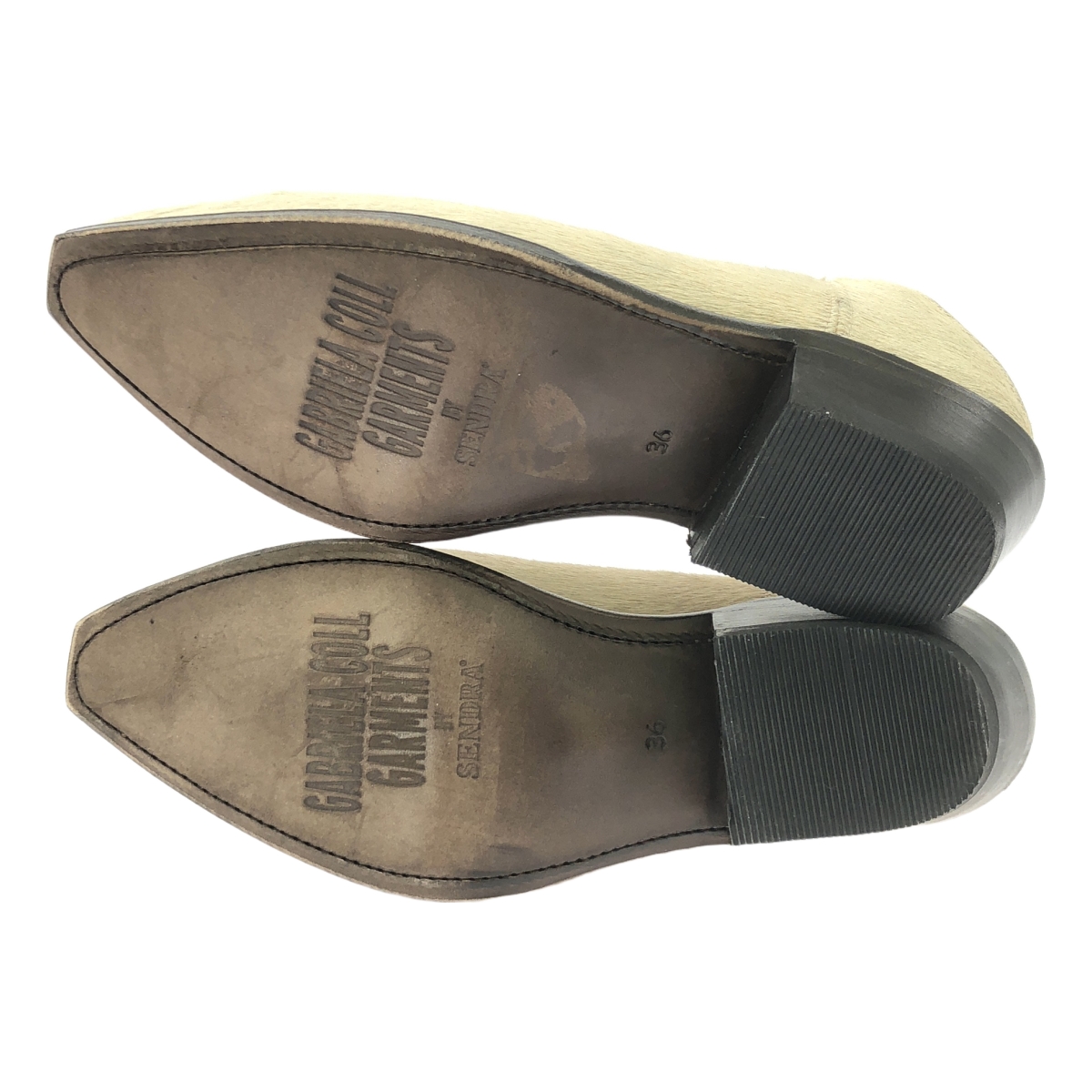 GABRIELA COLL GARMENTS / ガブリエラコールガーメンツ SENDRA CROPPED BOOTS ハラコレザー ウエスタンカットブーツ