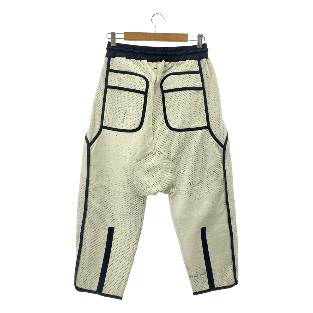 BYBORRE / バイボレ クロップド サルエル スウェットパンツ