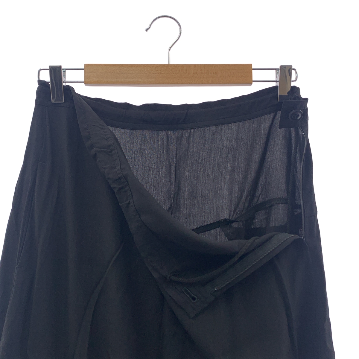 Y's / ワイズヨウジヤマモト アシンメトリー セルロース ドレープパンツ