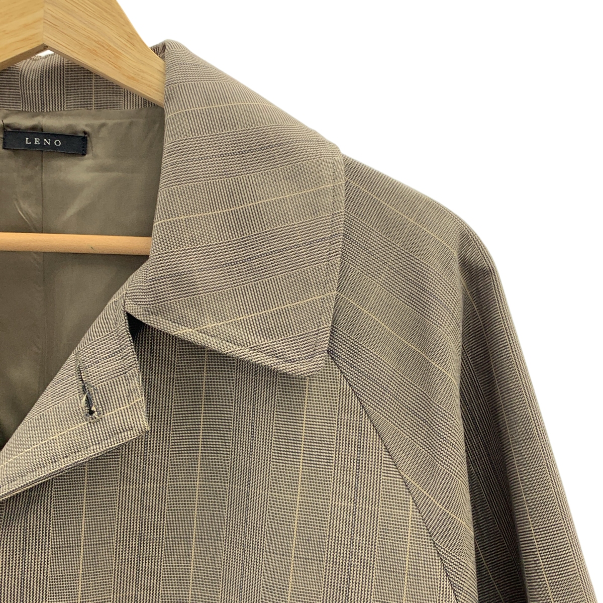 LENO / リノ フライフロント シングル オーバーコート / 総裏地