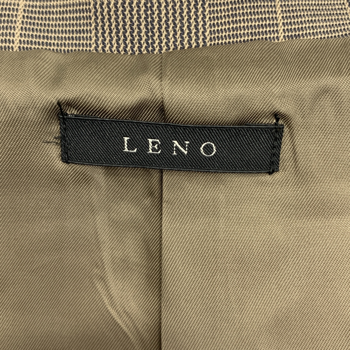 LENO / リノ フライフロント シングル オーバーコート / 総裏地