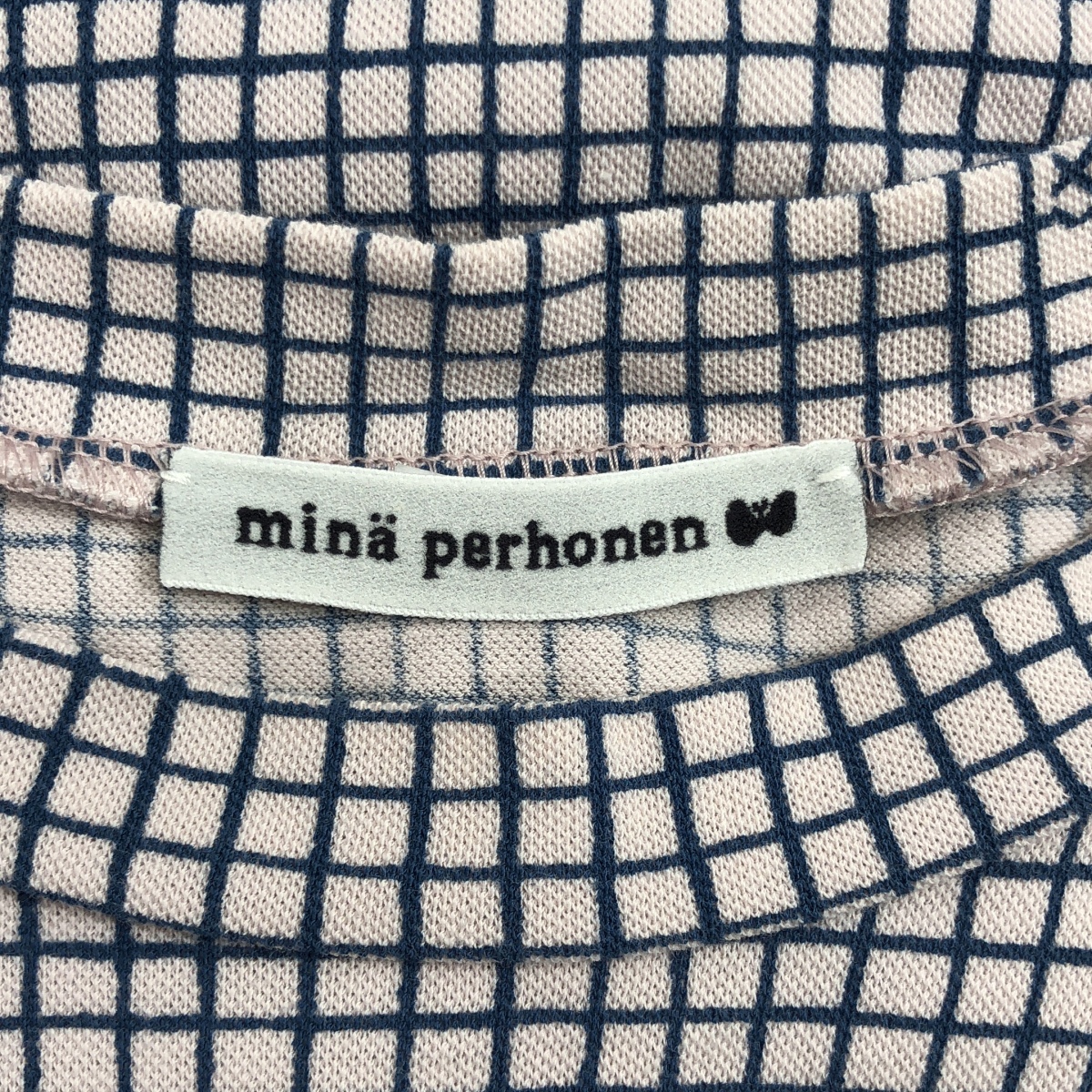 mina perhonen / ミナペルホネン faint shadow / フェイントシャドー 総柄 ポケット付き ギャザースリーブ ワンピース