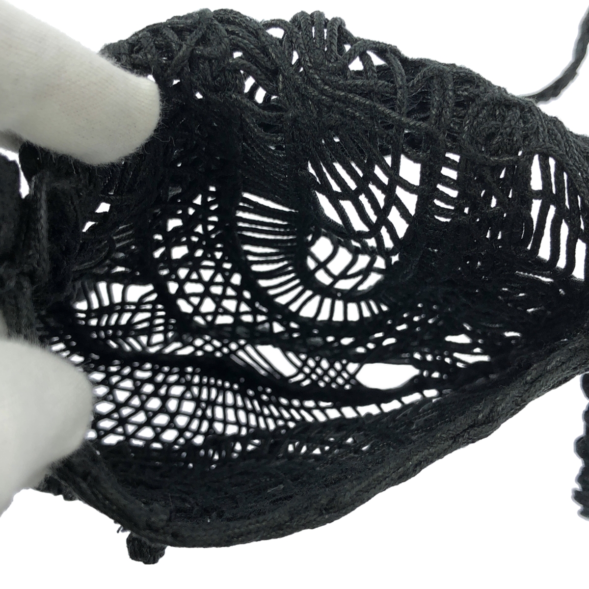 Mame Kurogouchi / マメクロゴウチ CORD EMBROIDERY HANAKAGO SMALL POUCH コード刺しゅう 花籠 スモール ショルダーポーチ