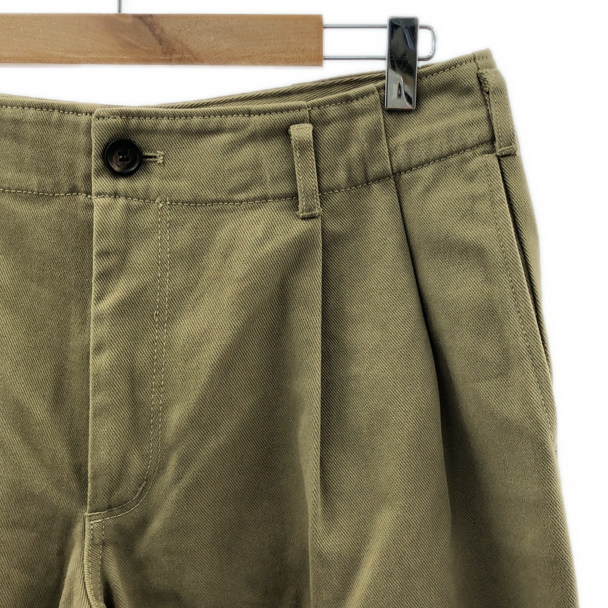 COMME des GARCONS SHIRT / コムデギャルソンシャツ cotton twill plain with workstitch / 2タック コットンツイル プレーン ワイド パンツ