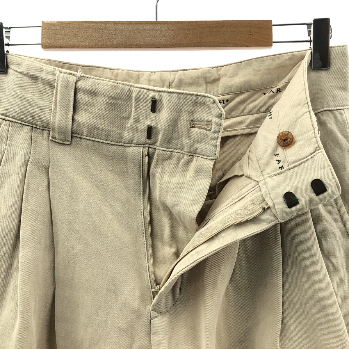 FARAH / ファーラー Three-Tuck Wide Pants Twill 3タック ワイド ツイル パンツ