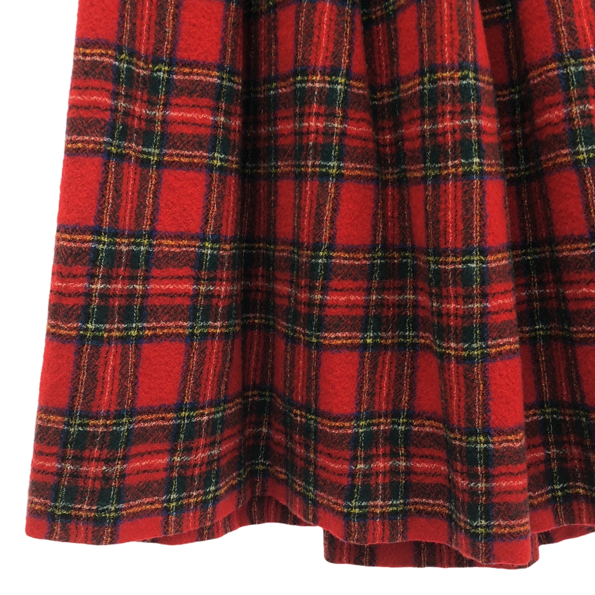 R&D.M.Co / オールドマンズテーラー ウール チェック ギャザー スカート