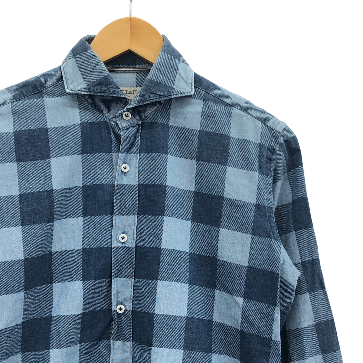 ORIAN / オリアン コットン チェック シャツ