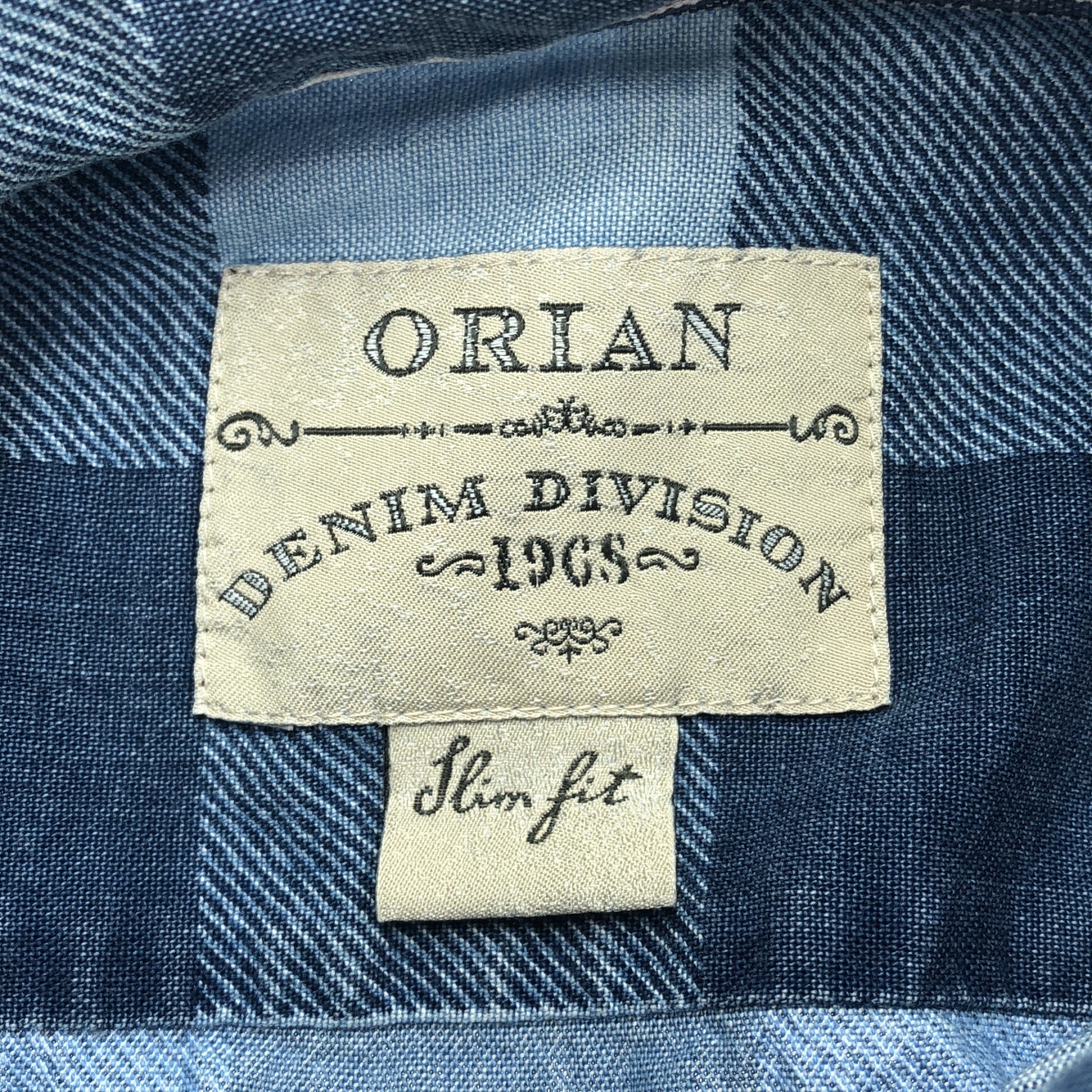 ORIAN / オリアン コットン チェック シャツ