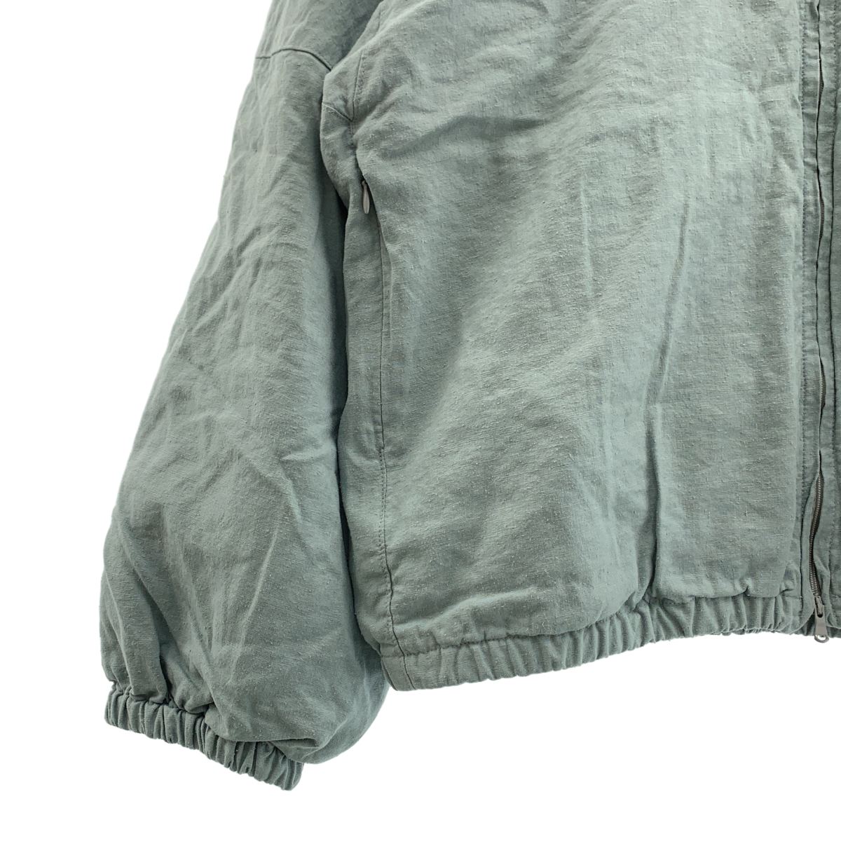 ANCELLM / アンセルム SILK NEP KIMONO BLOUSON / シルク リネン ネップ オーバー ジャケット ブルゾン / メッシュ総裏地