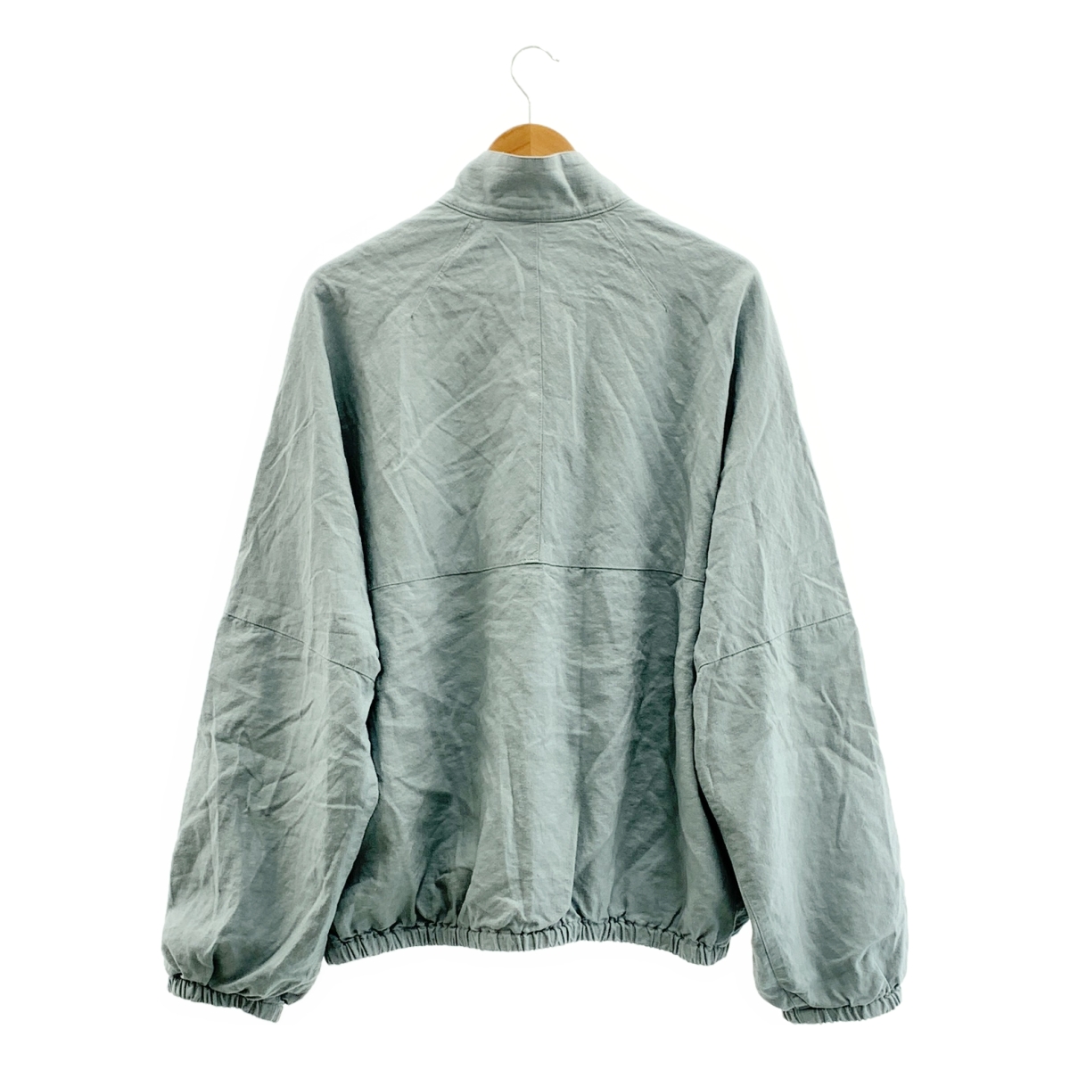 ANCELLM / アンセルム SILK NEP KIMONO BLOUSON / シルク リネン ネップ オーバー ジャケット ブルゾン / メッシュ総裏地