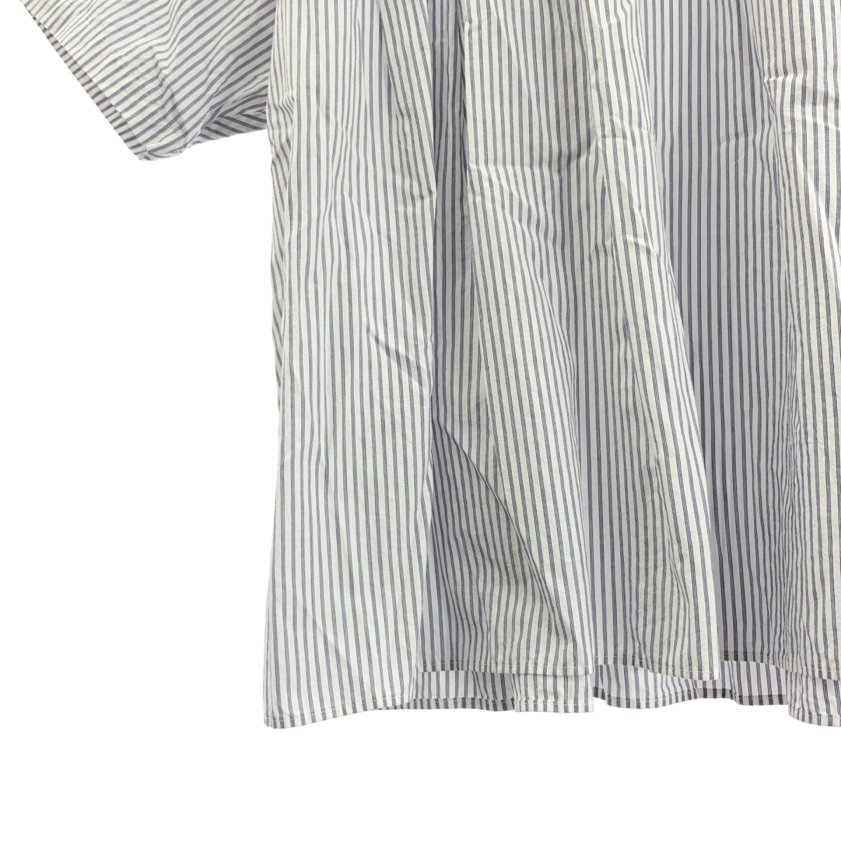 休日と詩 / キュウジツトウタ ストライプ ボリューム シャツ ブラウス