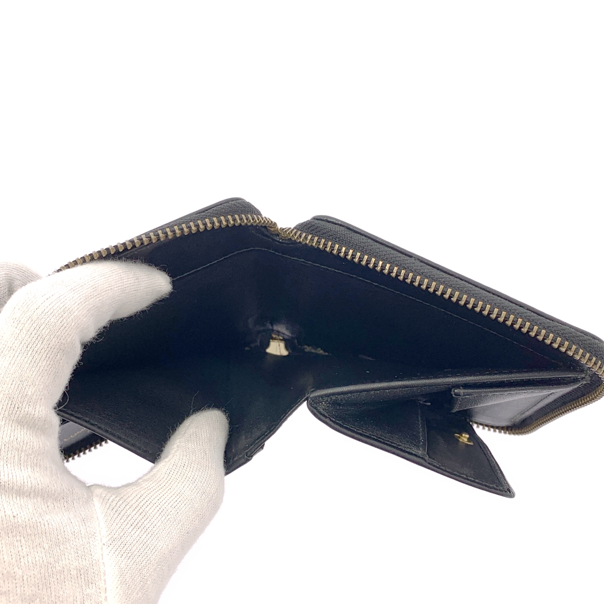 COMME des GARCONS / コムデギャルソン POLKA DOTS PRINTED WALLET ポルカ ドット ラウンドジップ ウォレット