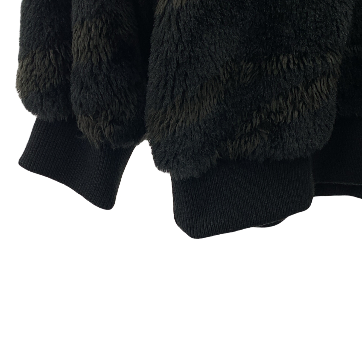 SHAREEF / シャリーフ ZEBRA SHAGGY PULL-OVER / シャギーフリースプルオーバー スウェット トレーナー