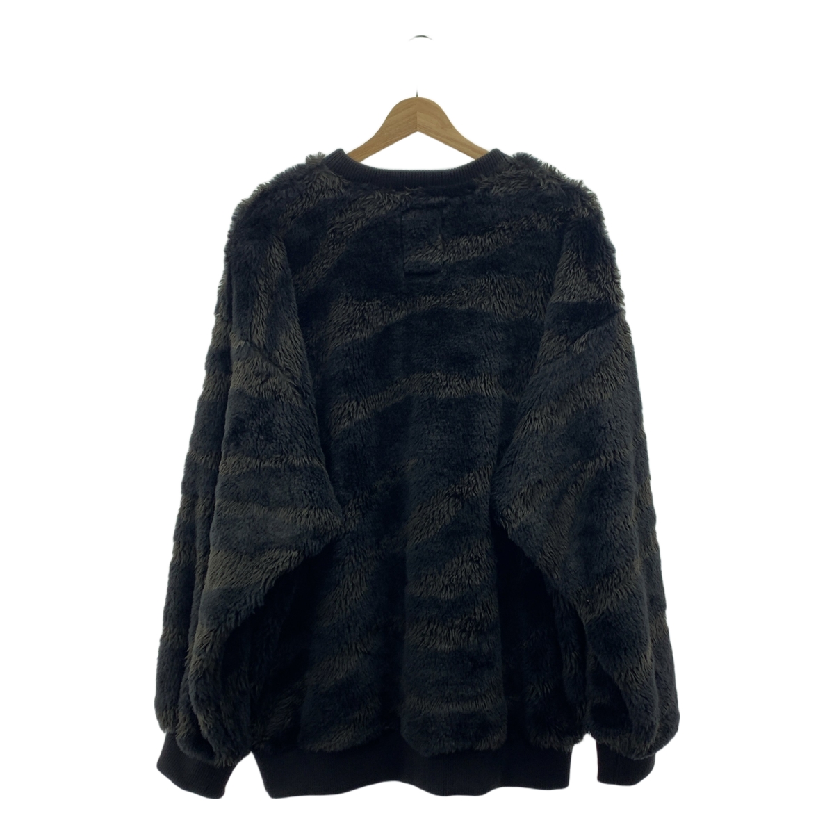 SHAREEF / シャリーフ ZEBRA SHAGGY PULL-OVER / シャギーフリースプルオーバー スウェット トレーナー