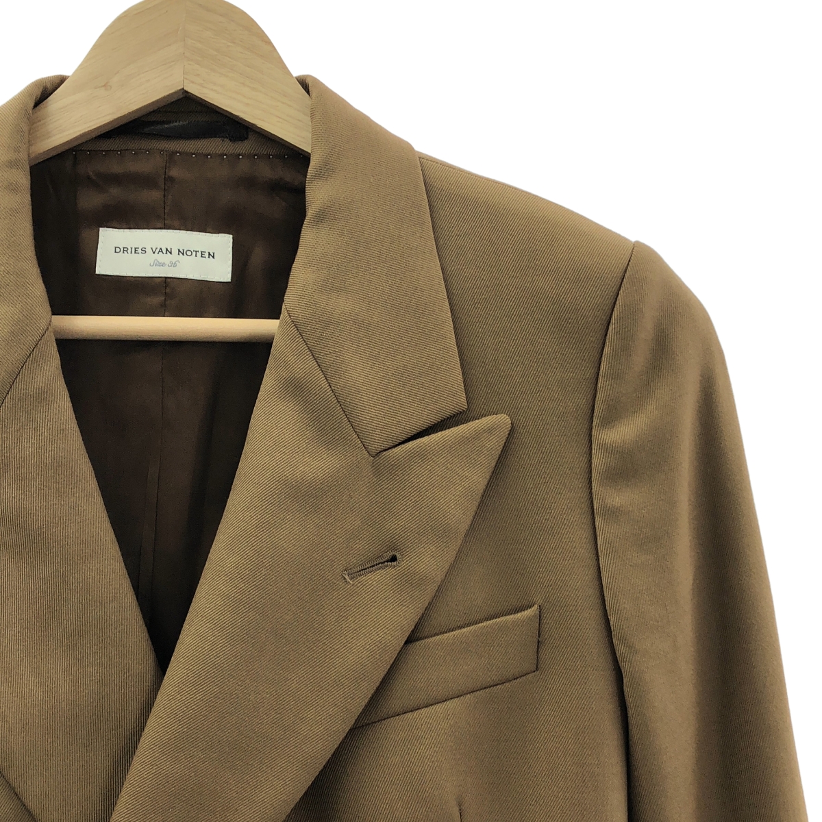 DRIES VAN NOTEN / ドリスヴァンノッテン ウール ピークドラペル ジャケット