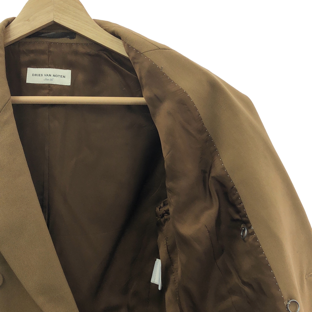 DRIES VAN NOTEN / ドリスヴァンノッテン ウール ピークドラペル ジャケット