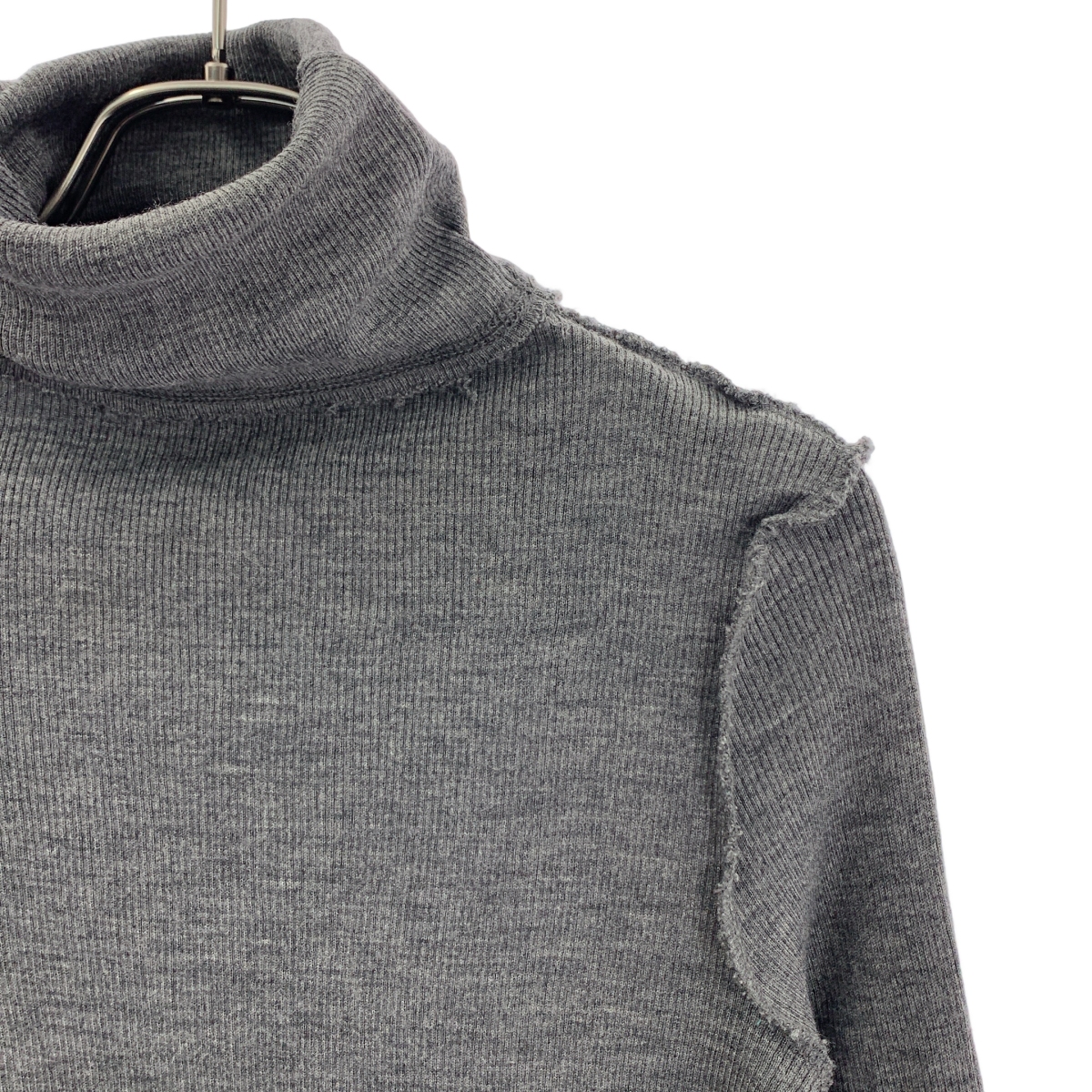 tricot COMME des GARCONS / トリココムデギャルソン ウール リブ タートルネック ニット