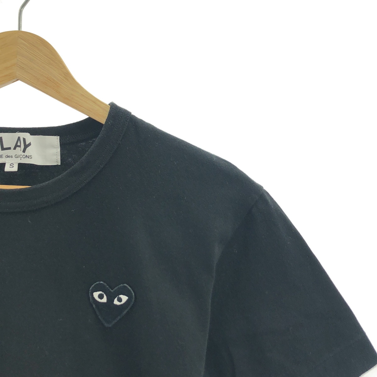 PLAY COMME des GARCONS / プレイコムデギャルソン ハートワッペン クルーネック Tシャツ カットソー