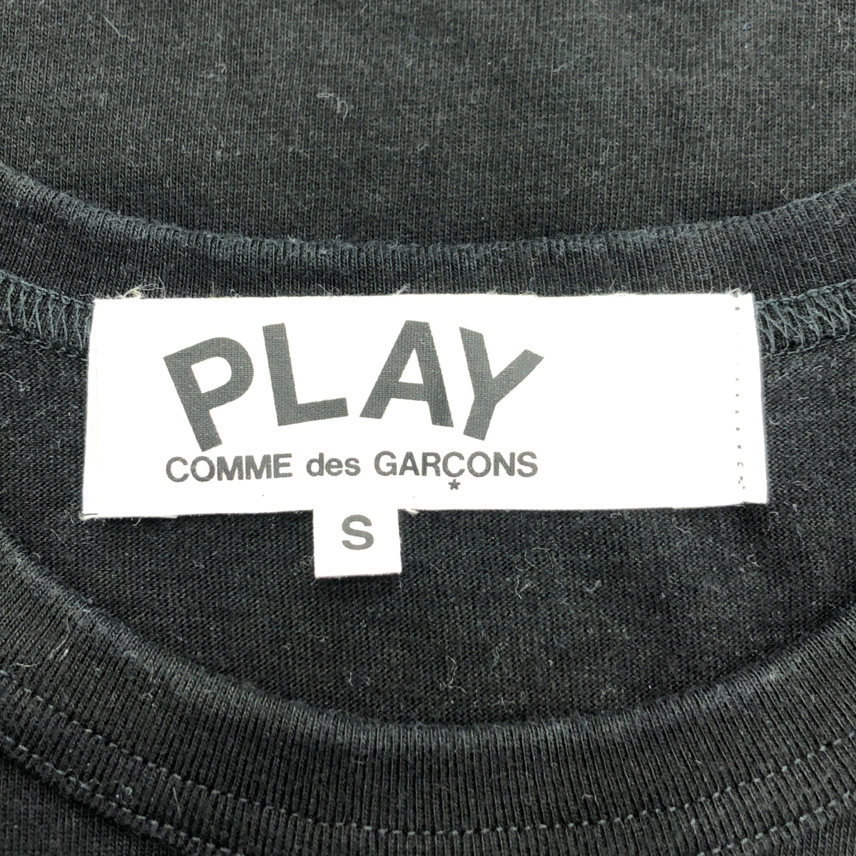 PLAY COMME des GARCONS / プレイコムデギャルソン ハートワッペン クルーネック Tシャツ カットソー