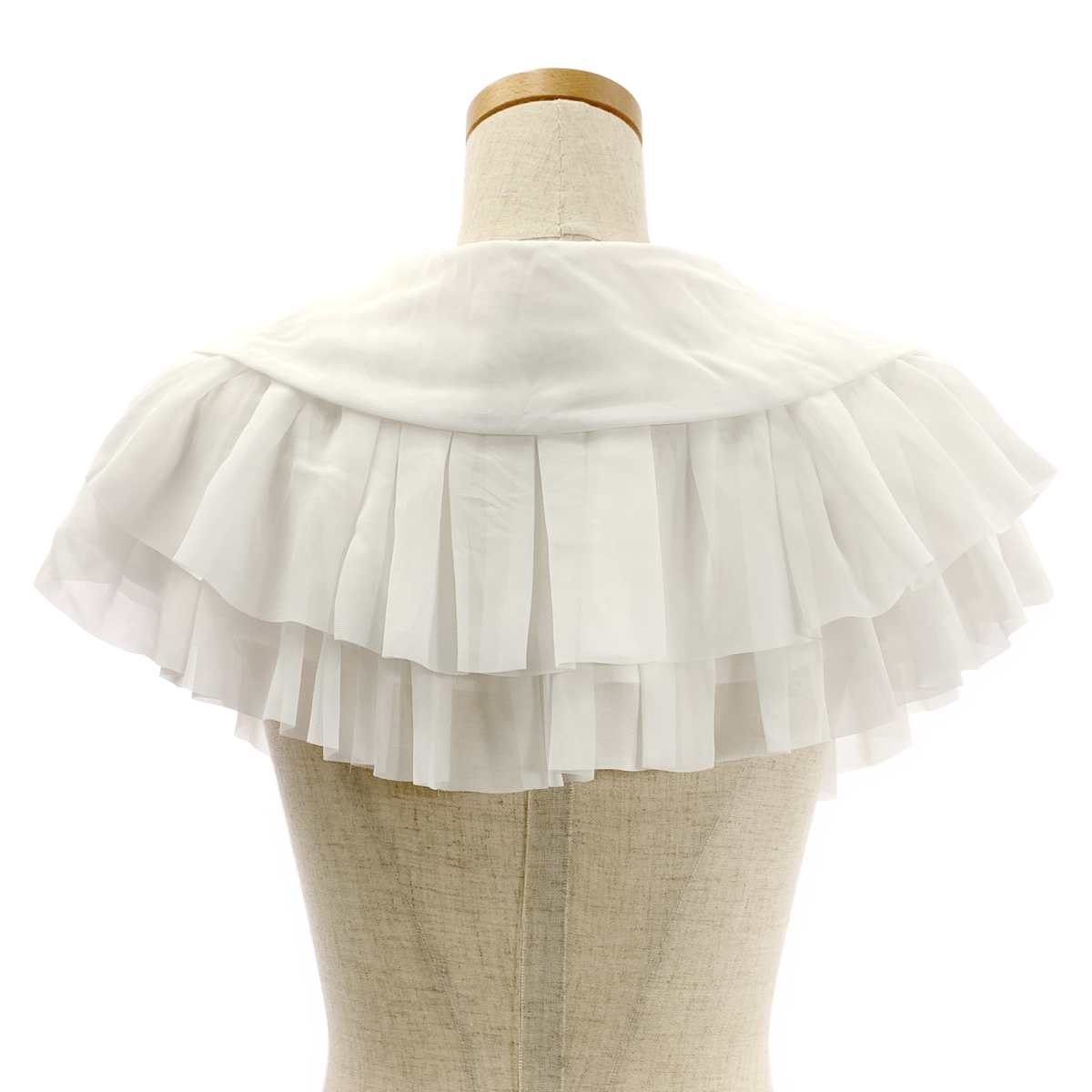 COMME des GARCONS COMME des GARCONS / コムコム ポリエステル 丸襟 フリルカラー 付け襟