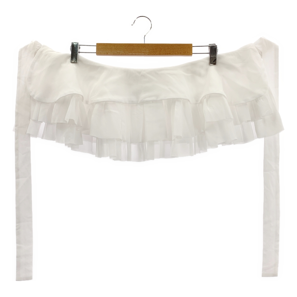 COMME des GARCONS COMME des GARCONS / コムコム ポリエステル 丸襟 フリルカラー 付け襟