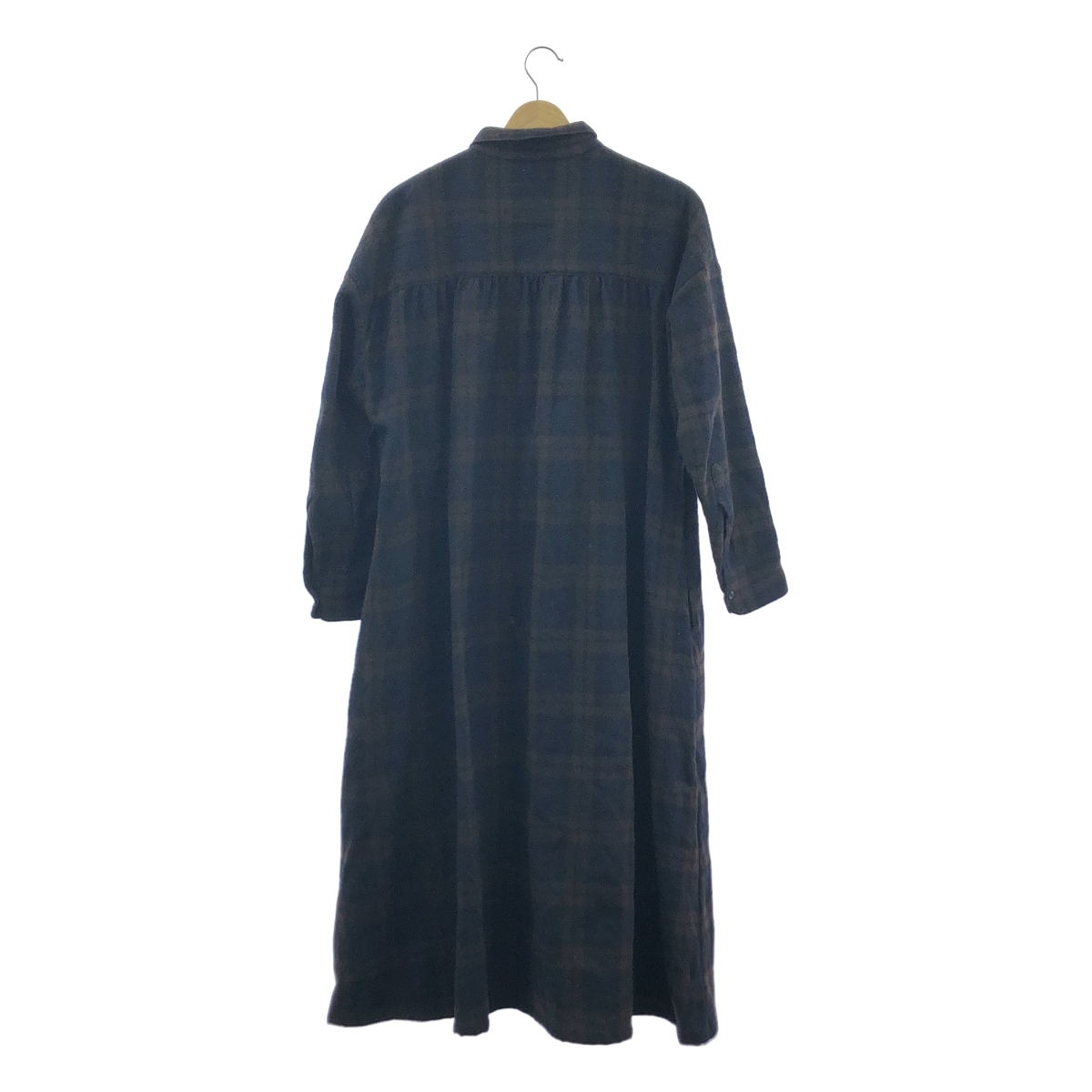 R&D.M.Co / オールドマンズテーラー ウール チェック シャツ ワンピース