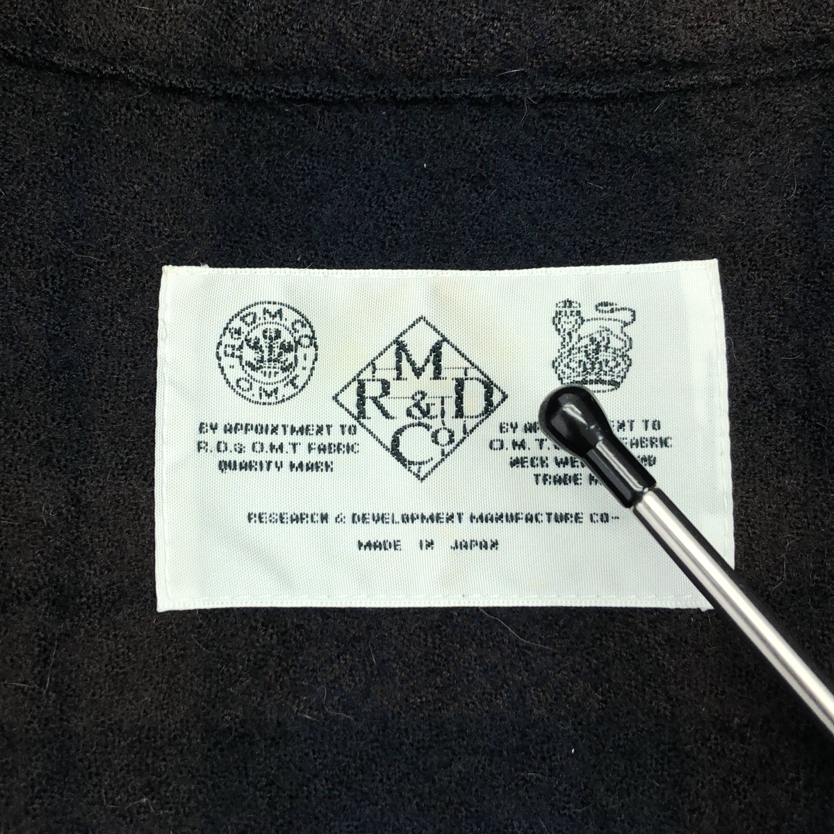 R&D.M.Co / オールドマンズテーラー ウール チェック シャツ ワンピース