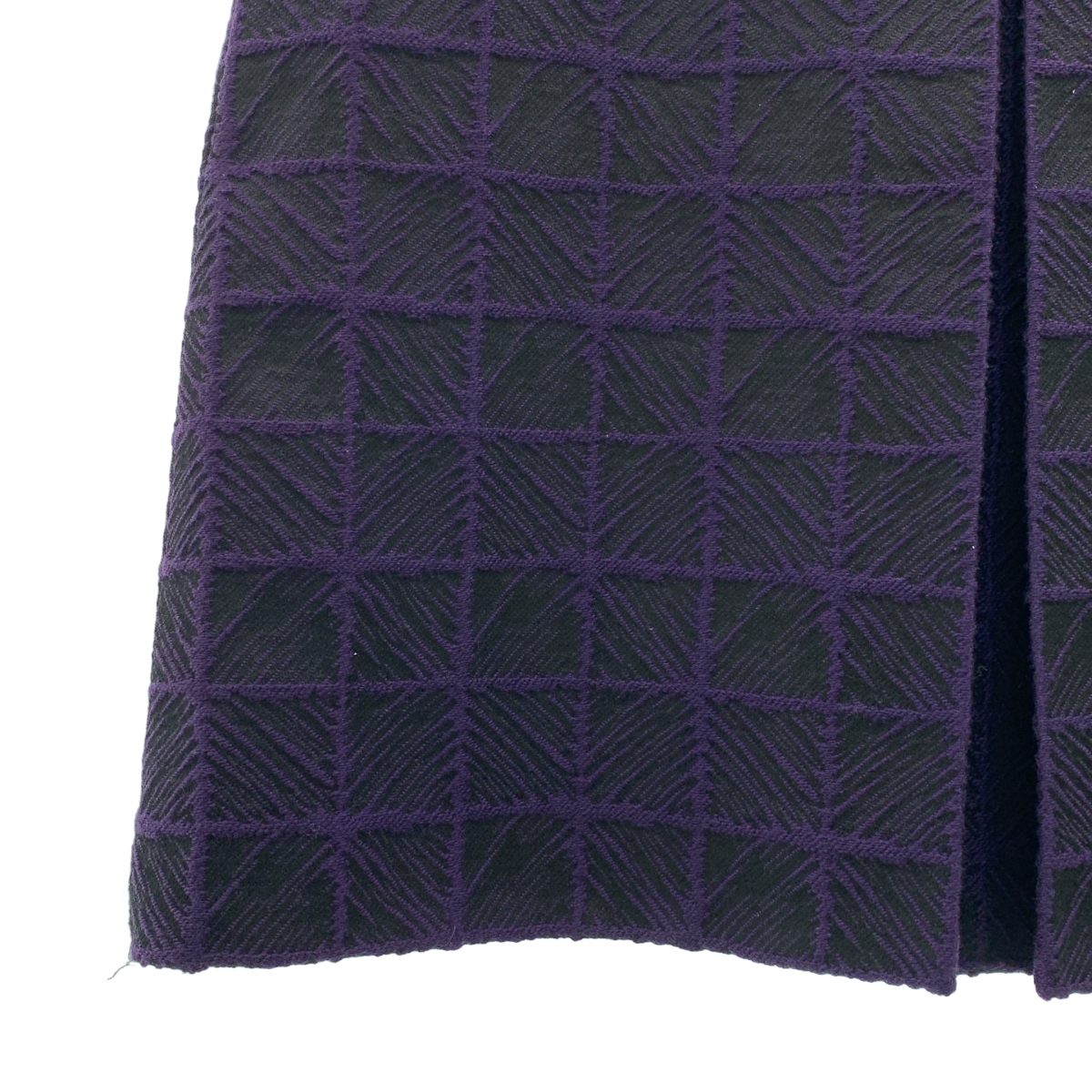 Drawer / ドゥロワー テクスチャー ジャカード BOX スカート