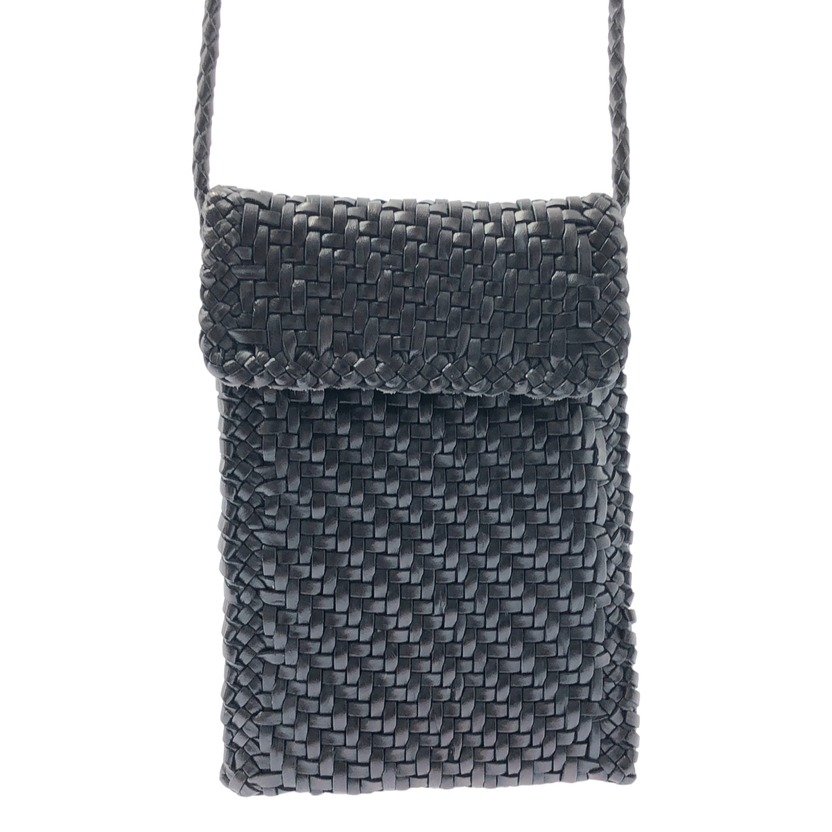 Dragon Diffusion / ドラゴンディフュージョン レザー メッシュ ミニ ポシェット ショルダーバッグ