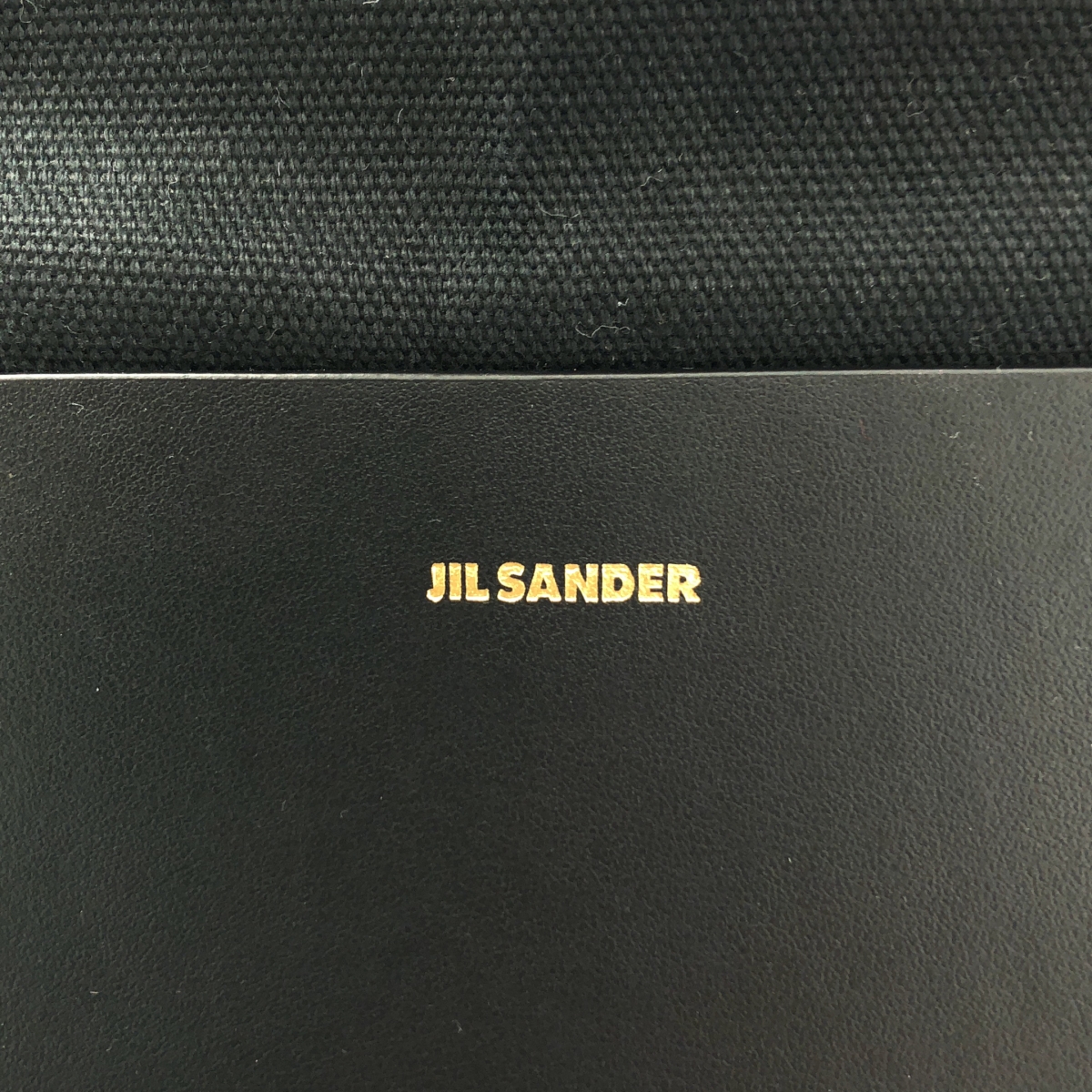 JIL SANDER / ジルサンダー WANDER TOTE SM 2way キャンバス レザー ショルダーバッグ