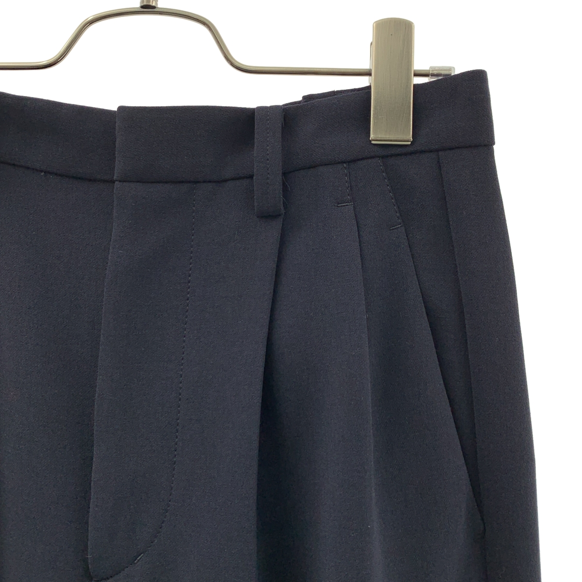 Spick and Span / スピックアンドスパン ダブルクロスツータックパンツ