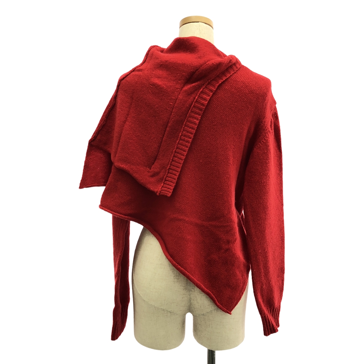 tricot COMME des GARCONS / トリココムデギャルソン 変形 アシンメトリー ZIP ニット トップス