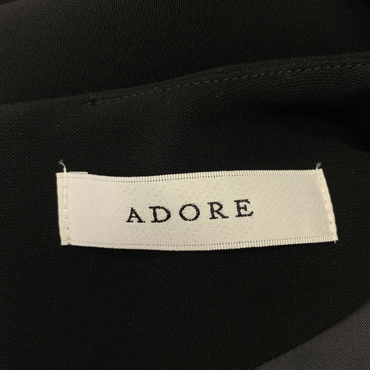 ADORE / アドーア ポリエステル ダブルクロスワンピース