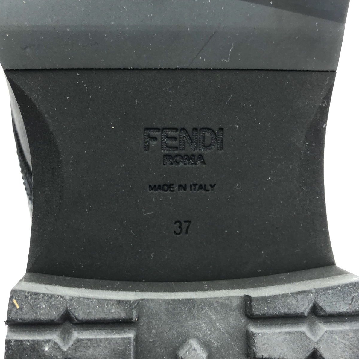 FENDI / フェンディ キャンバス フローラル レースアップブーツ