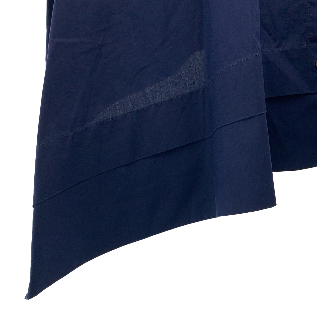 Acne Studios / アクネストゥディオズ LATE POPLIN 裾切替 フレア ノースリーブブラウス